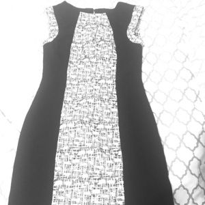 Black & white cocktail dress